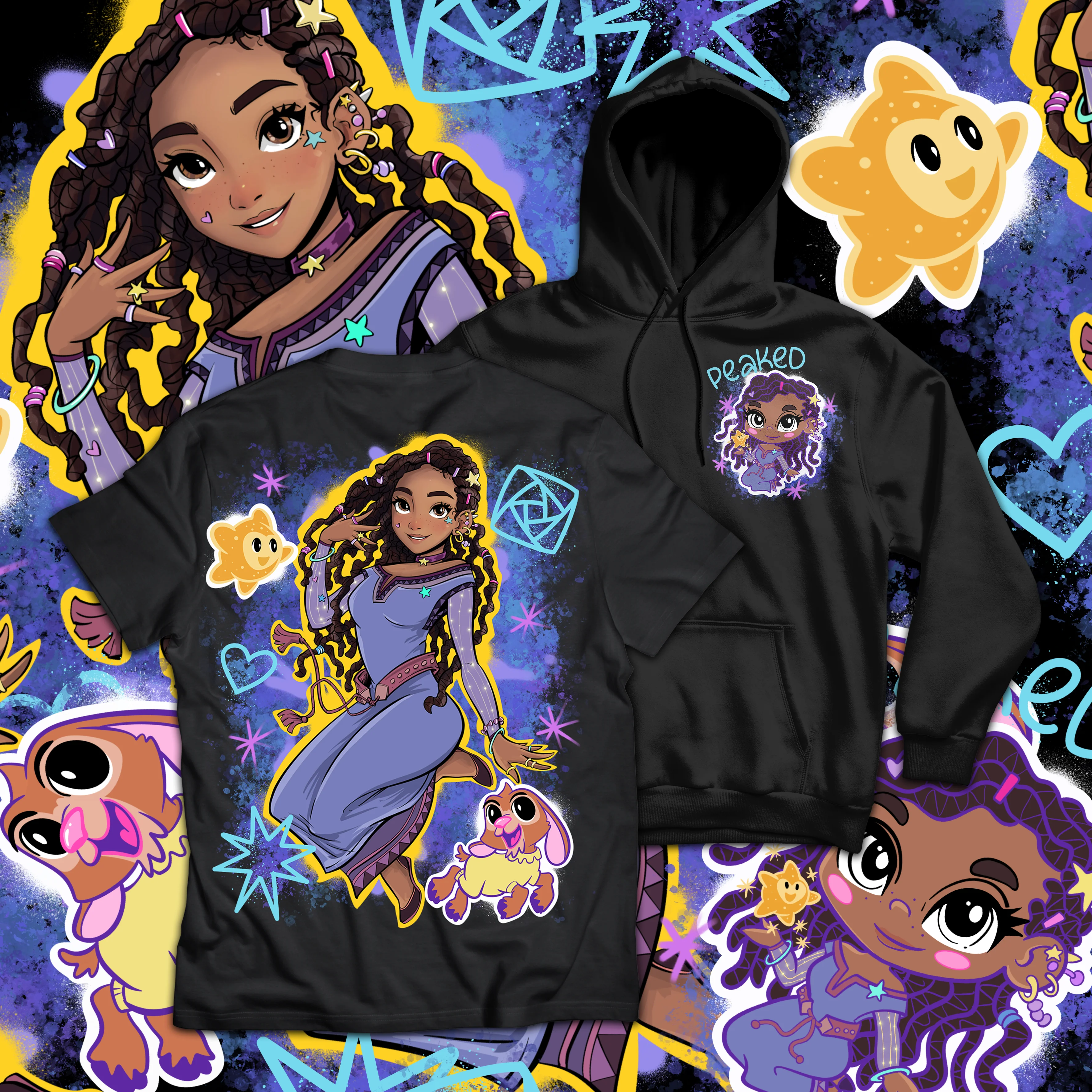 Limited Edition Kawaii Asha T Shirt / Hoodie